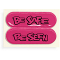 Be Safe Be Seen Britefoot Sneaker Stickers